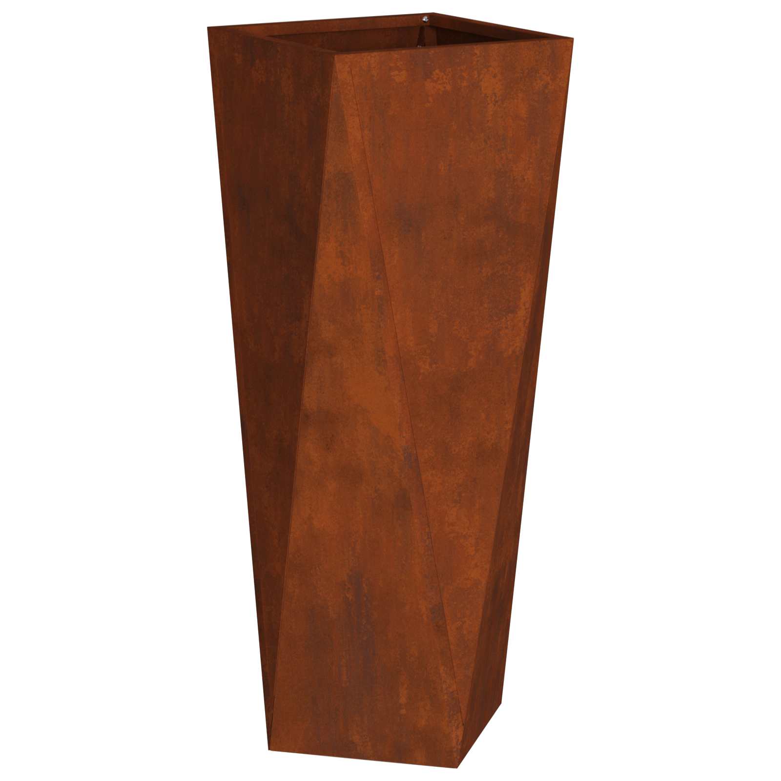 Γλάστρα 2 pcs Σκ rusty 30 x 30 x 75 εκ - Pakobazaar
