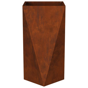Γλάστρα 2 τμχ. Σκ rusty 40 x 40 x 75 cm