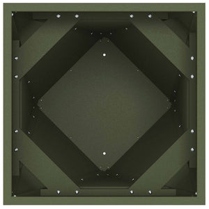 Γλάστρα Ελιά Πράσινη 50 x 50 x 75 cm Ατσάλι