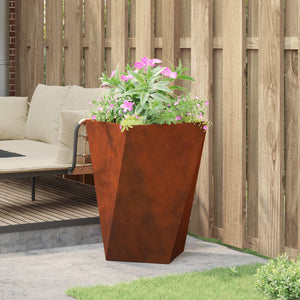 Γλάστρα Σκ rusty 50 x 50 x 75 cm Ατσάλι Σκληρυθέν στον Αέρα
