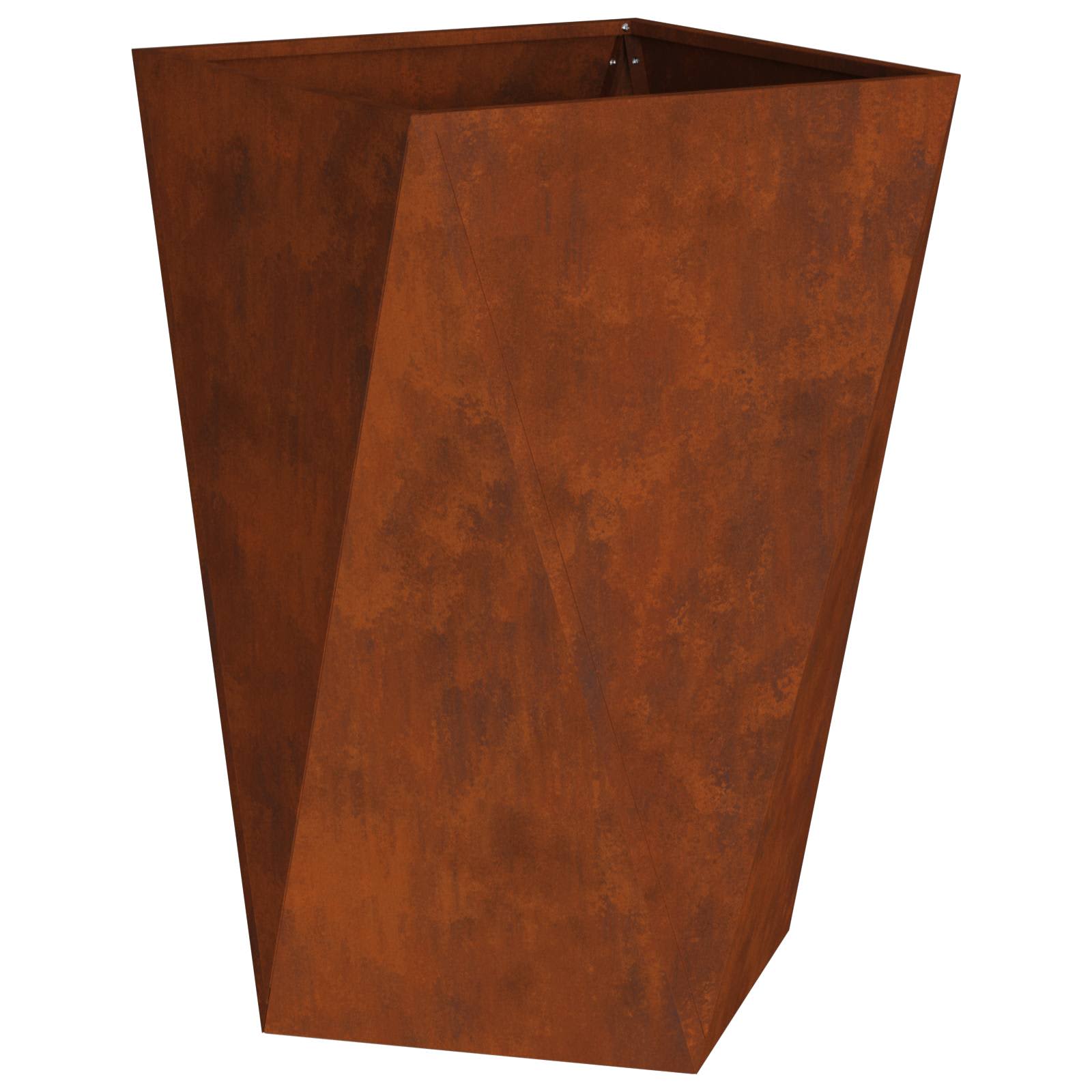 Γλάστρα Σκ rusty 50 x 50 x 75 cm Ατσάλι Σκληρυθέν στον Αέρα
