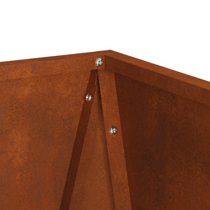 Γλάστρα 2 pcs Σκ rusty 50 x 50 x 75 cm - Pakobazaar