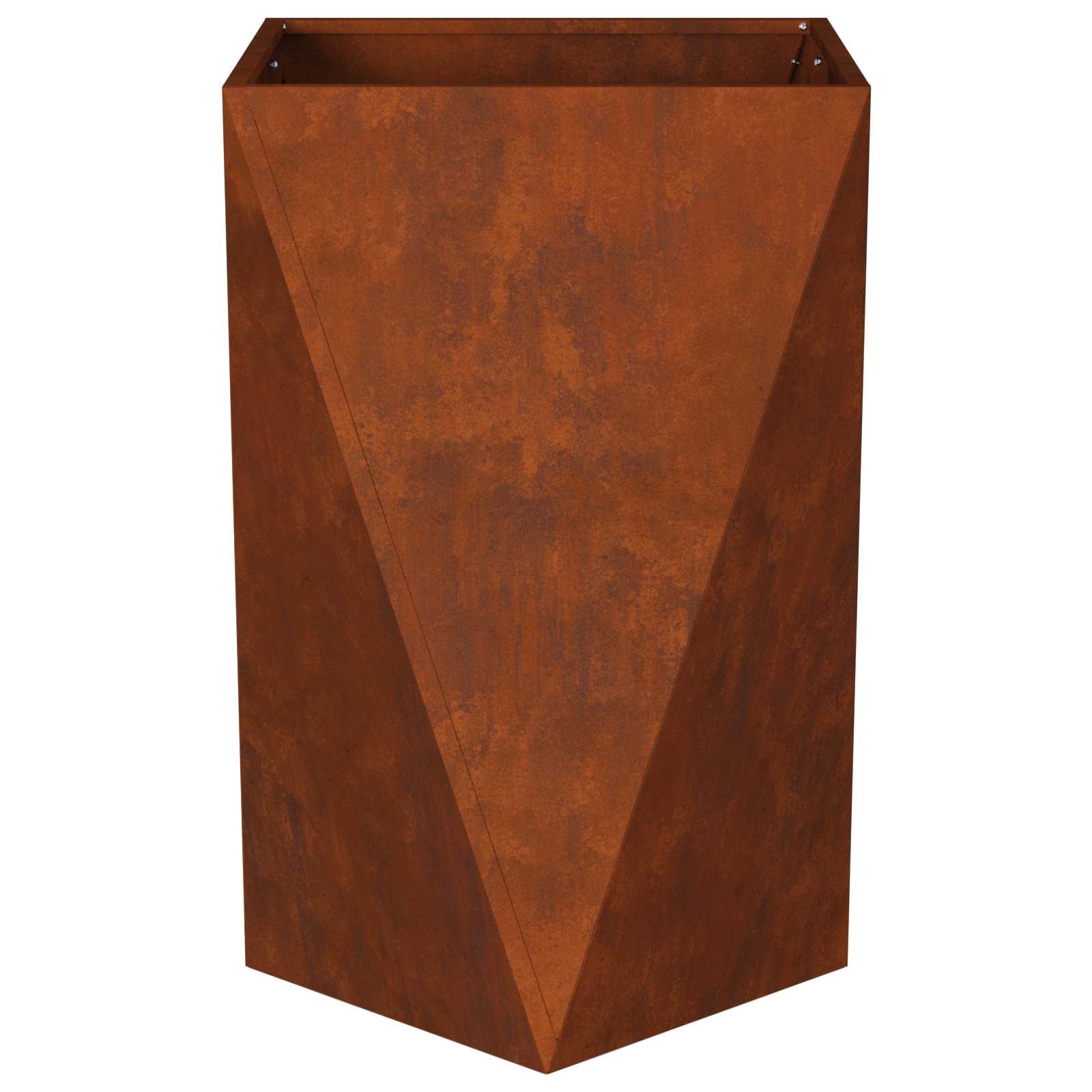 Γλάστρα 2 pcs Σκ rusty 50 x 50 x 75 cm - Pakobazaar