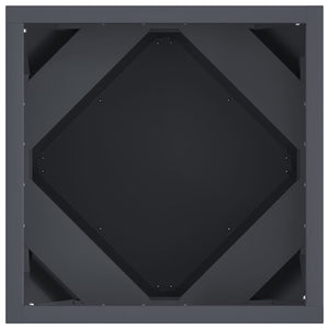 Γλάστρα 2 τμχ. Ανθρακί 30 x 30 x 30 cm Ατσάλι