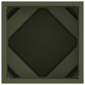 Γλάστρα 2 τμχ. Ελιά Πράσινη 30 x 30 x 30 cm Ατσάλι