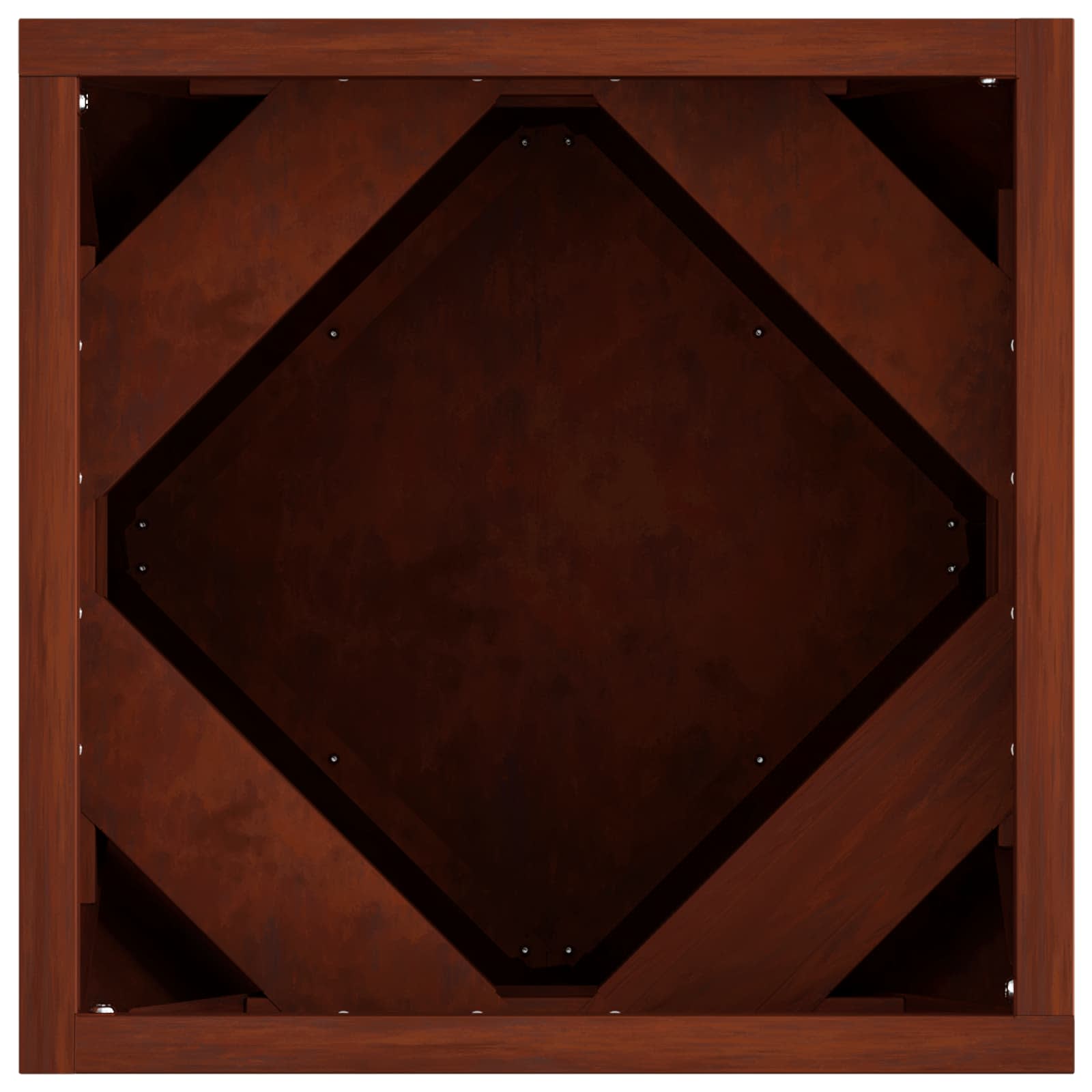 Γλάστρα Σκ rusty 30 x 30 x 30 cm Ατσάλι Σκληρυθέν στον Αέρα