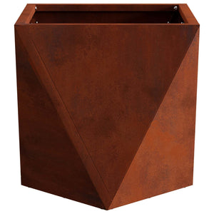 Γλάστρα 2 τμχ. Σκ rusty 30 x 30 x 30 cm
