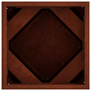 Γλάστρα 2 τμχ. Σκ rusty 30 x 30 x 30 cm