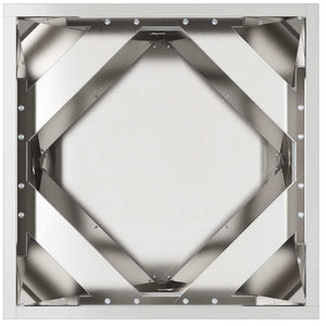 Γλάστρα Ασημί 40 x 40 x 40 cm Ανοξείδωτο ατσάλι