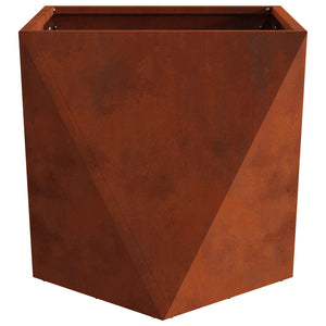 Γλάστρα 2 τμχ. Σκ rusty 40 x 40 x 40 cm