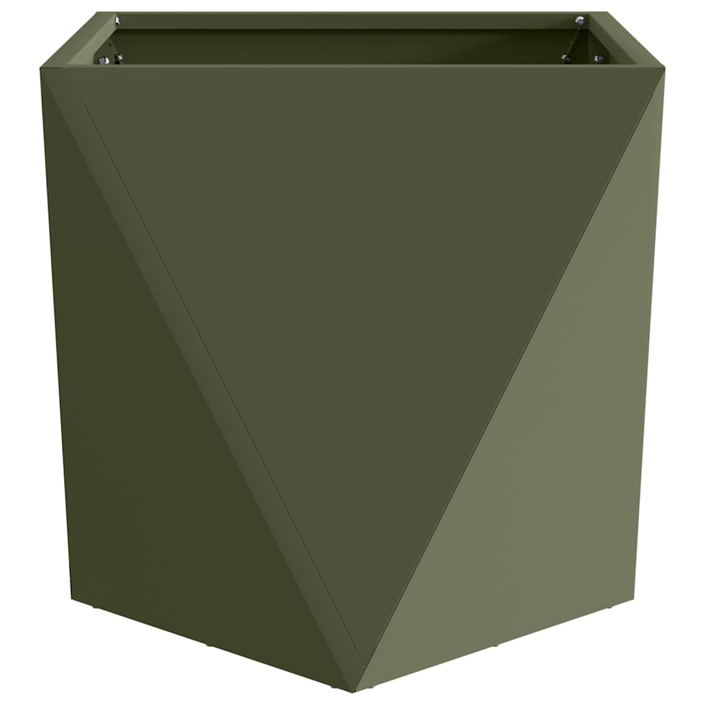 Γλάστρα Ελιά Πράσινη 50 x 50 x 50 cm Ατσάλι