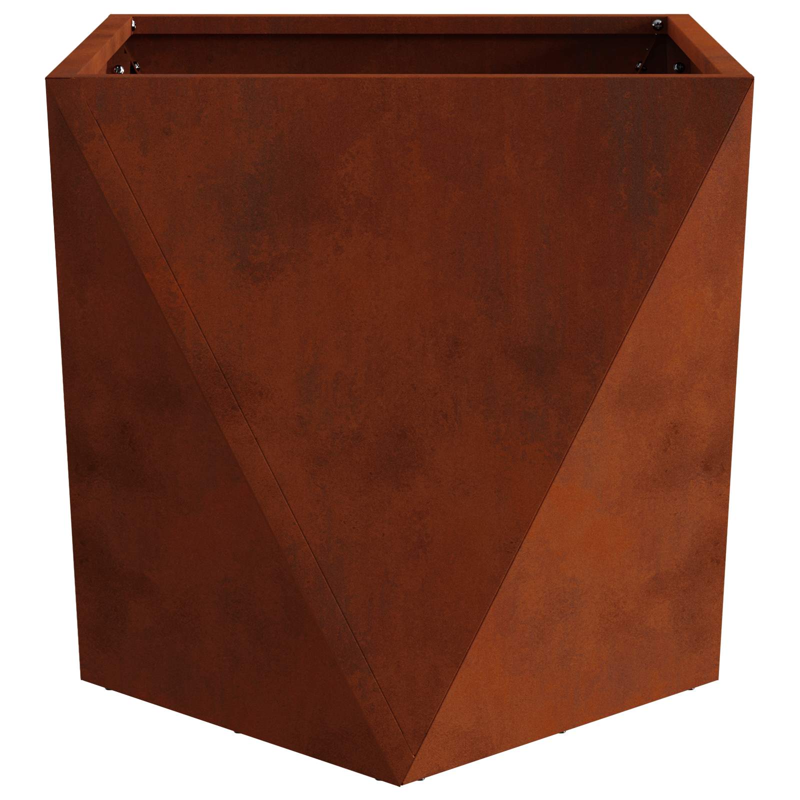Γλάστρα 2 pcs Σκ rusty 50 x 50 x 50 cm - Pakobazaar