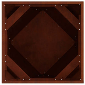 Γλάστρα 2 pcs Σκ rusty 50 x 50 x 50 cm - Pakobazaar
