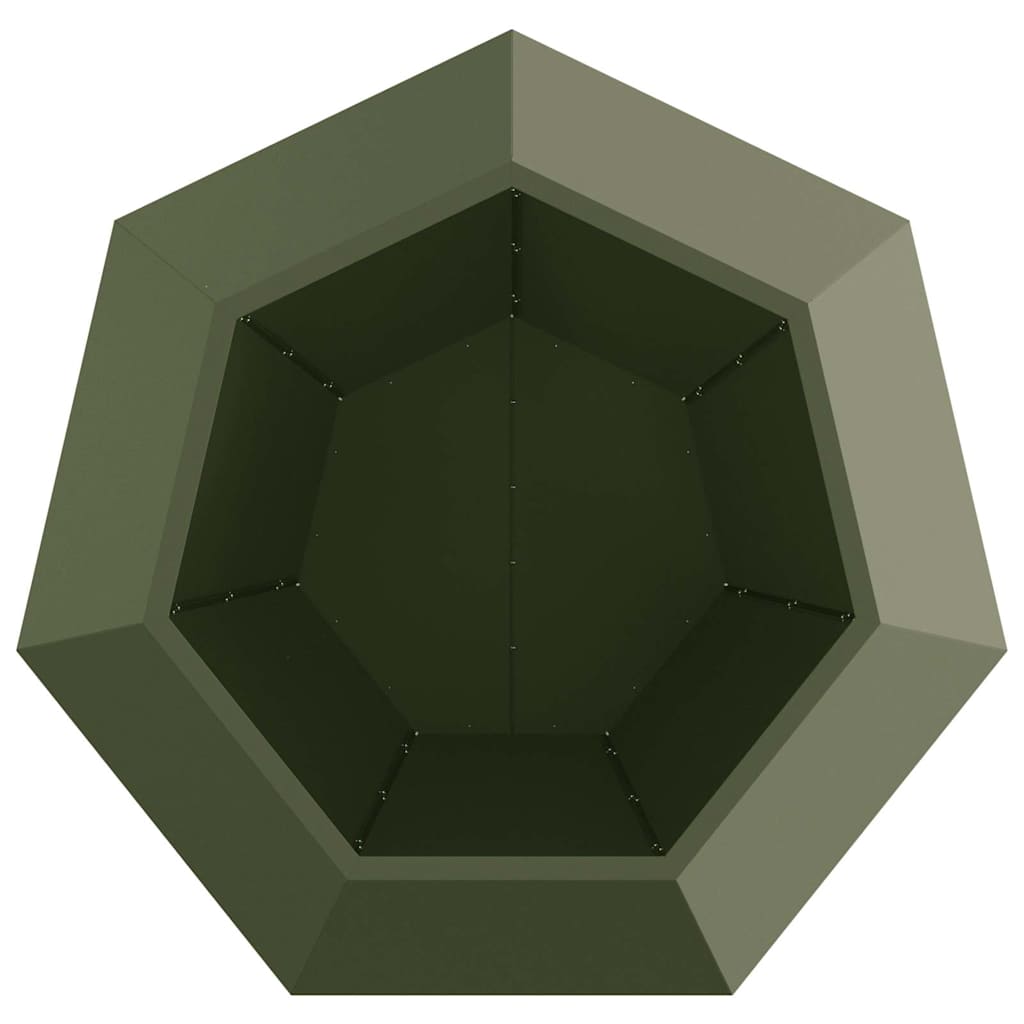 Γλάστρα Ελιά Πράσινη 100 x 100 x 80 εκ Ατσάλι