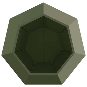 Γλάστρα Λαδί 100 x 100 x 80 εκ Ατσάλι