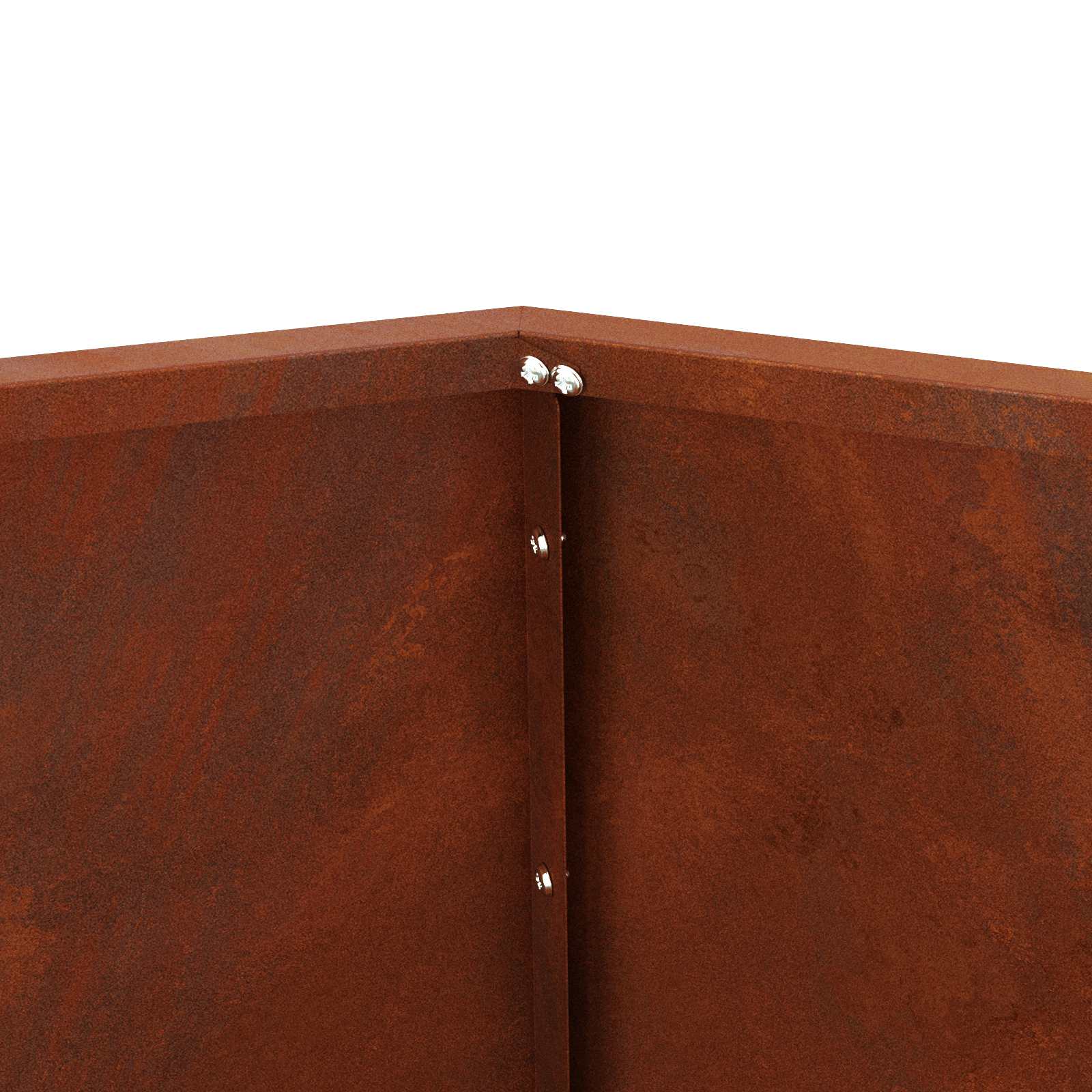 Γλάστρα Σκ rusty 100 x 100 x 80 εκ Ατσάλι Σκληρυθέν στον Αέρα