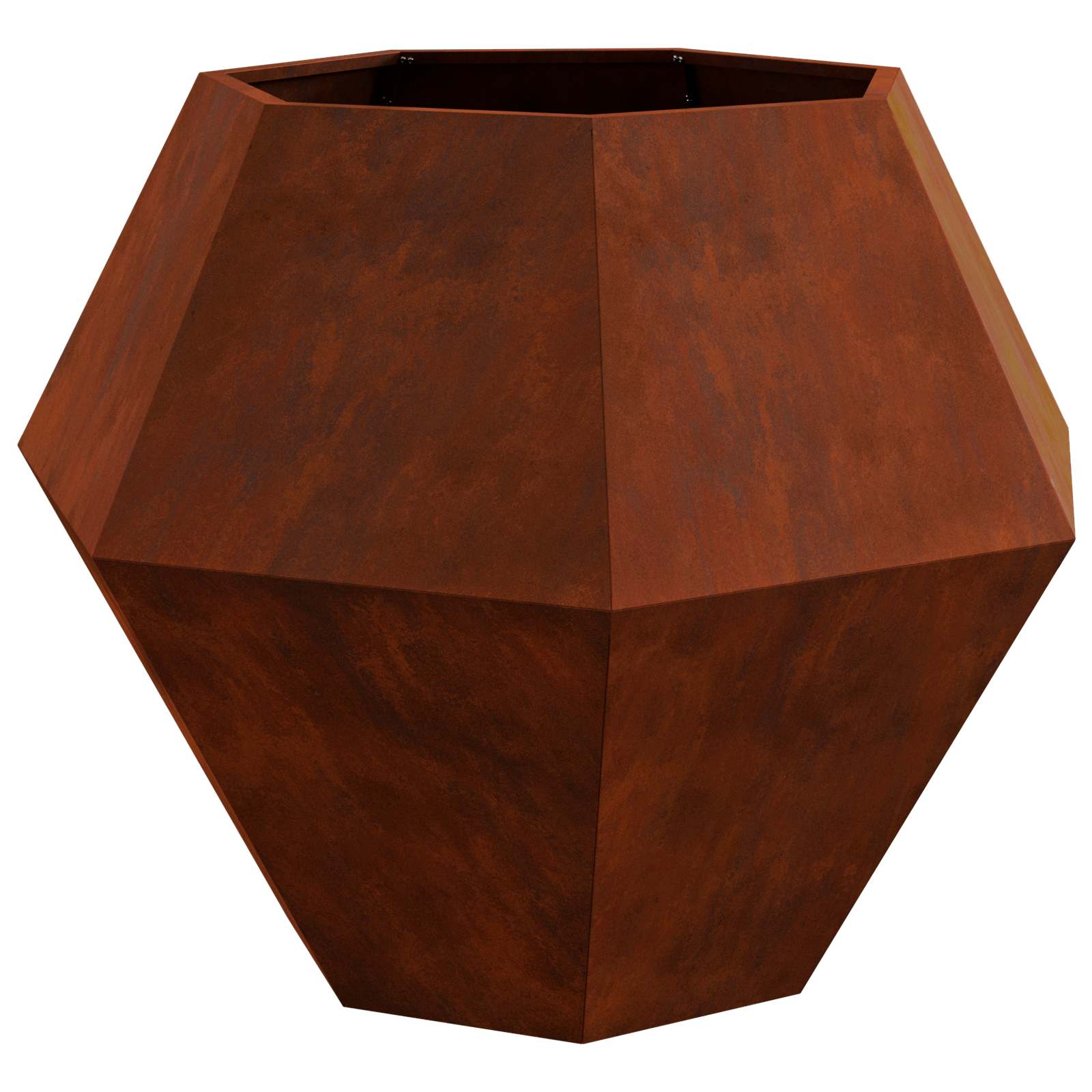 Γλάστρα Σκ rusty 100 x 100 x 80 εκ Ατσάλι Σκληρυθέν στον Αέρα