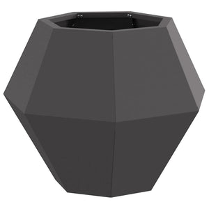 Γλάστρα 2 pcs Μαύρο 50 x 50 x 40 cm Ατσάλι - Pakobazaar