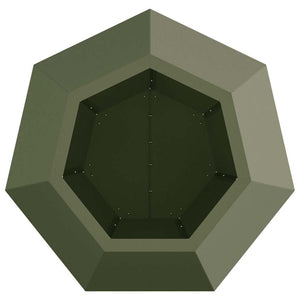 Γλάστρα Λαδί 50 x 50 x 40 cm Ατσάλι