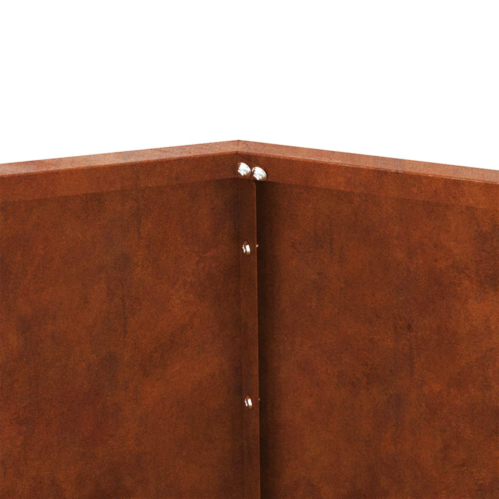 Γλάστρα Σκ rusty 50 x 50 x 40 cm Ατσάλι Σκληρυθέν στον Αέρα - Pakobazaar