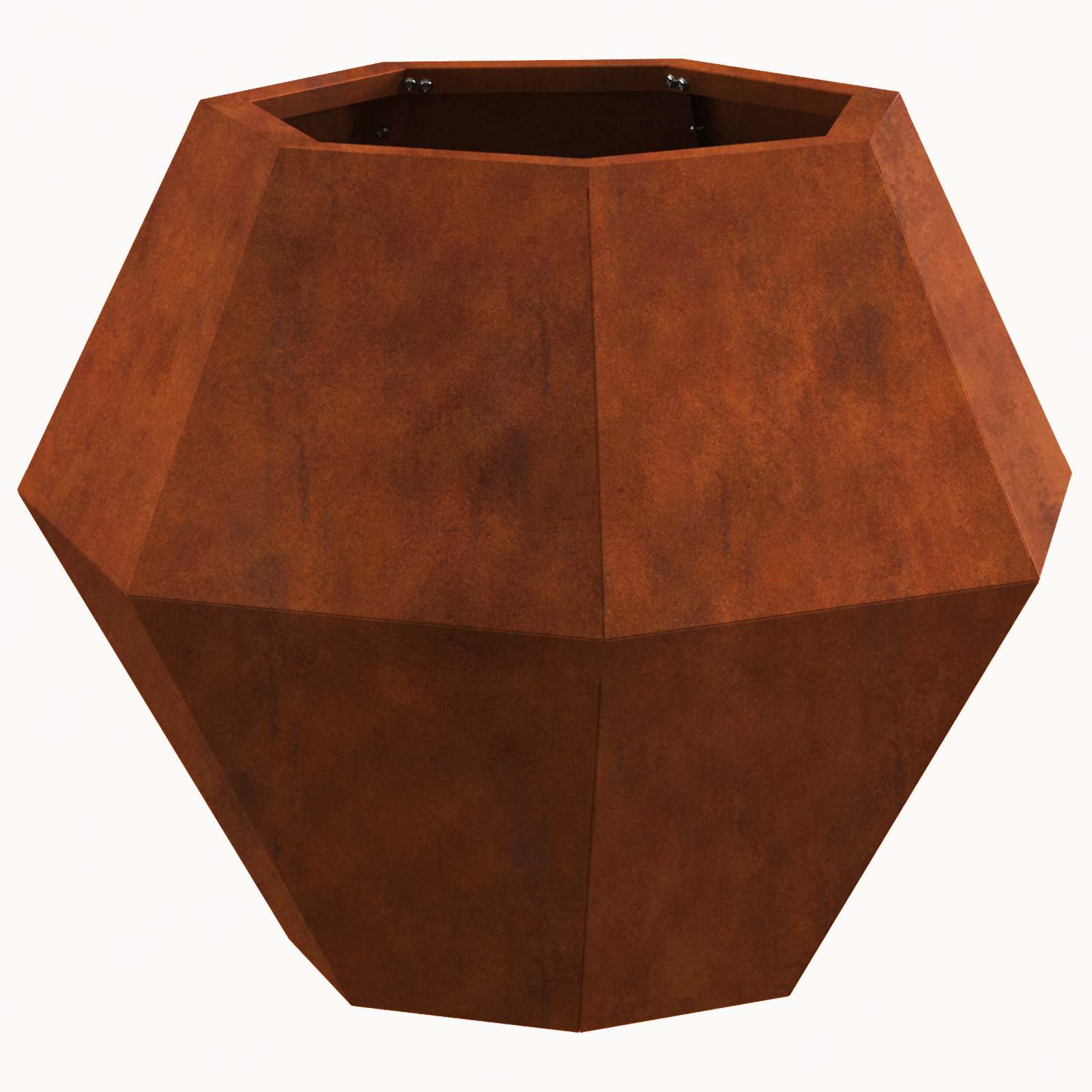 Γλάστρα Σκ rusty 50 x 50 x 40 cm Ατσάλι Σκληρυθέν στον Αέρα - Pakobazaar