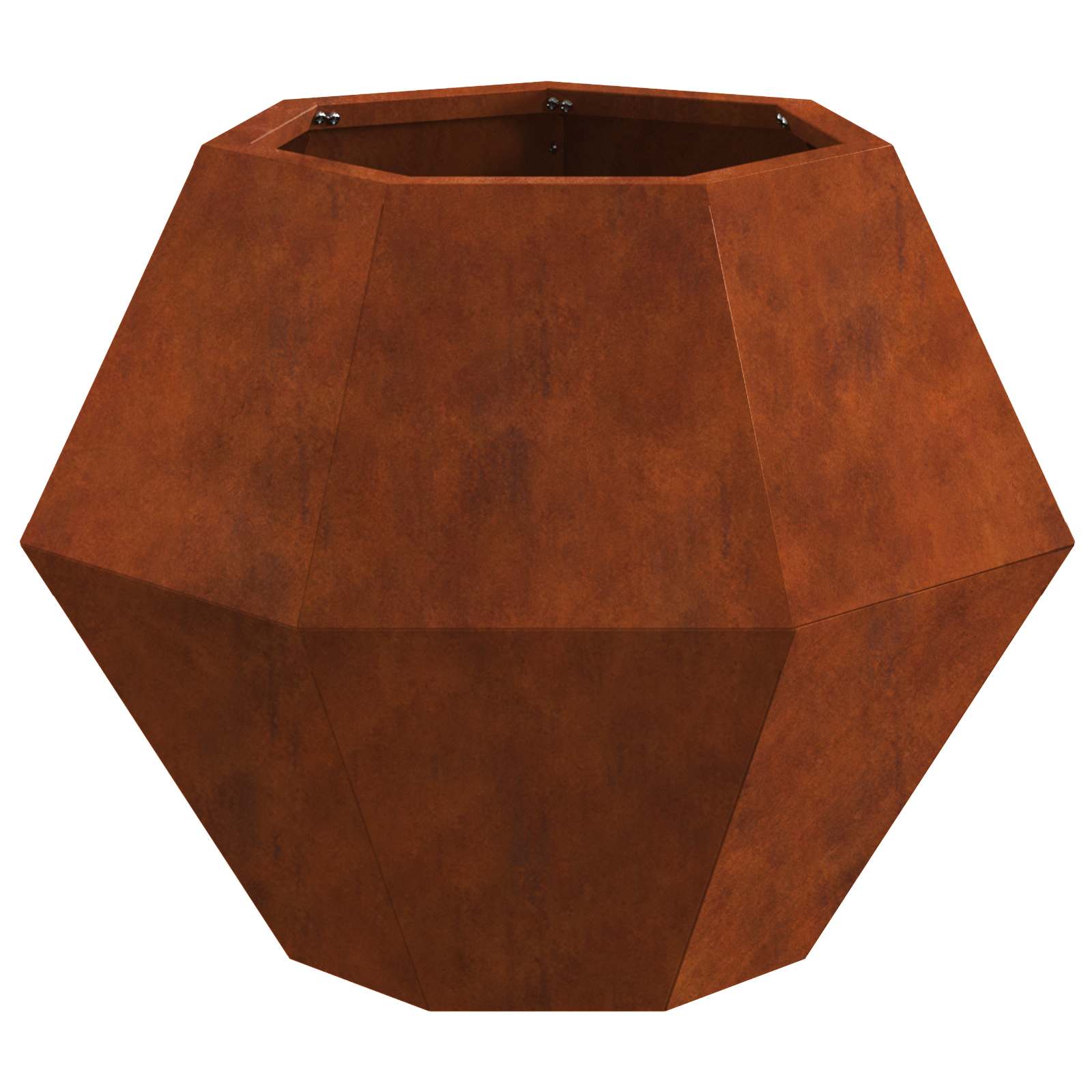 Γλάστρα Σκ rusty 50 x 50 x 40 cm Ατσάλι Σκληρυθέν στον Αέρα - Pakobazaar