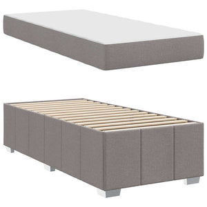 Σκελετός Κρεβατιού Taupe 90 x 190 cm ύφασμα