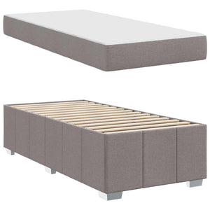 Σκελετός Κρεβατιού Taupe 90 x 190 cm ύφασμα
