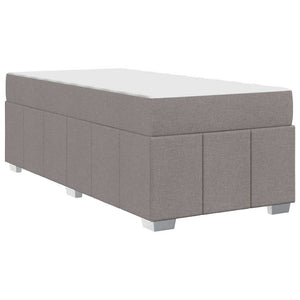 Σκελετός Κρεβατιού Taupe 90 x 190 cm ύφασμα