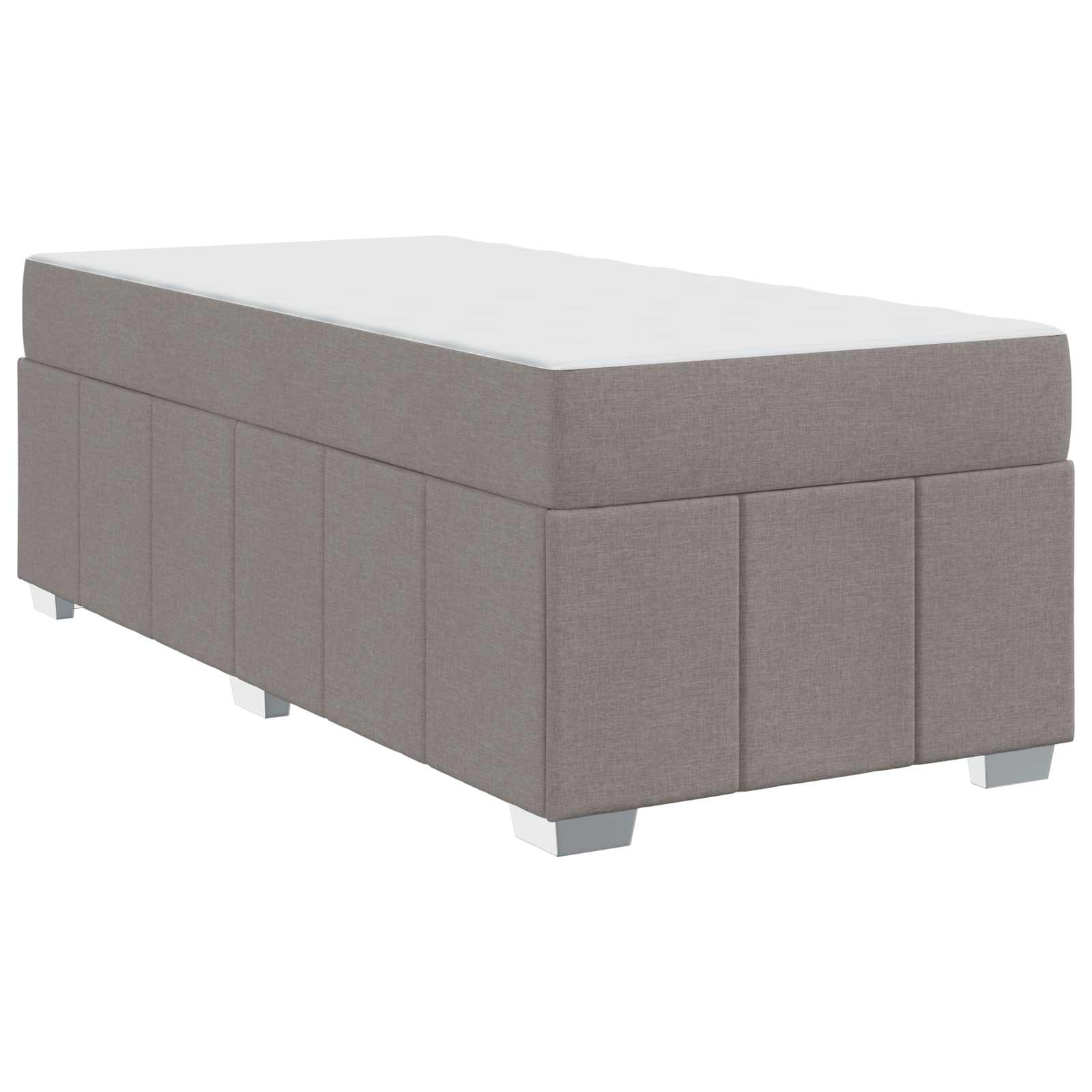 Σκελετός Κρεβατιού με στρώμα Taupe 90 x 200 cm ύφασμα - Pakobazaar