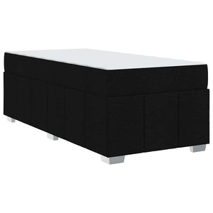 Σκελετός Κρεβατιού με στρώμα Μαύρο 120 x 190 cm ύφασμα - Pakobazaar