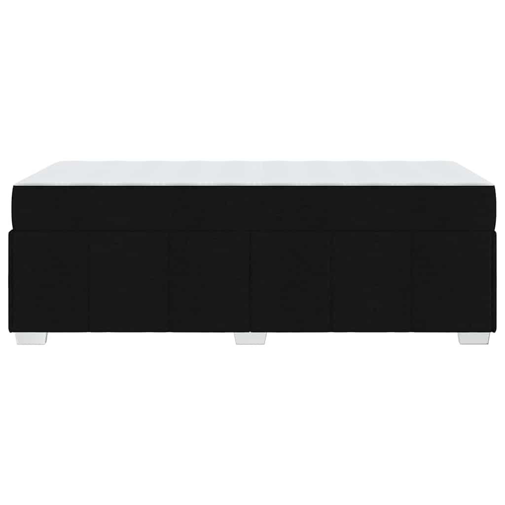 Σκελετός Κρεβατιού με στρώμα Μαύρο 120 x 190 cm ύφασμα - Pakobazaar