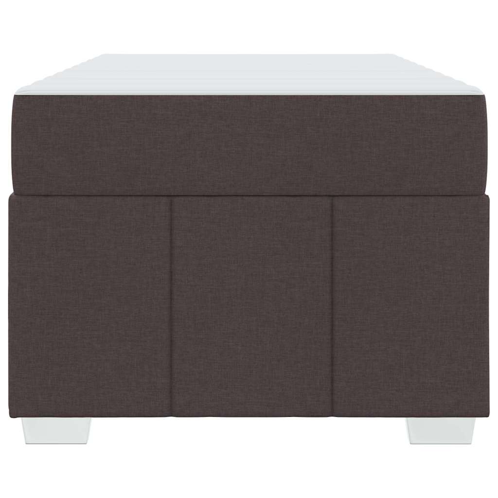 Σκελετός Κρεβατιού με στρώμα Σκούρο Καφέ 120 x 190 cm ύφασμα - Pakobazaar