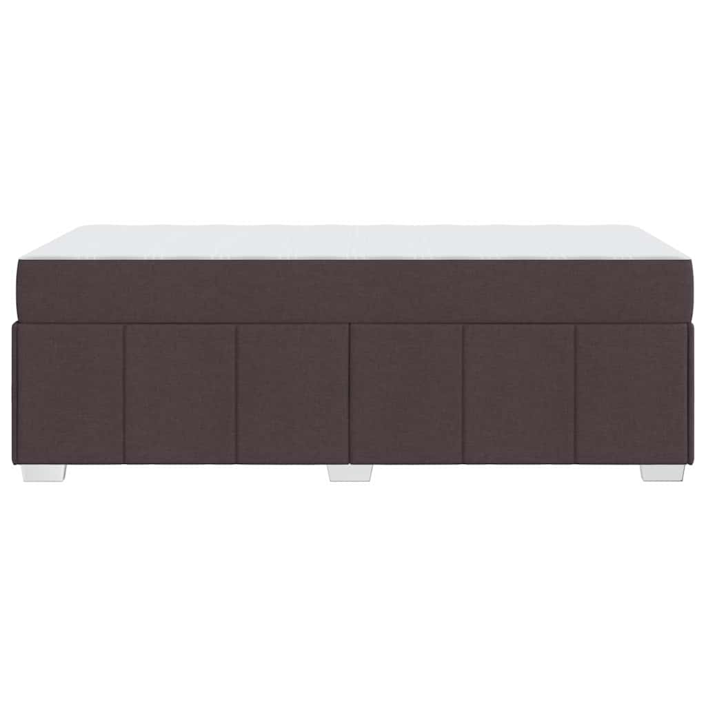 Σκελετός Κρεβατιού με στρώμα Σκούρο Καφέ 120 x 190 cm ύφασμα - Pakobazaar