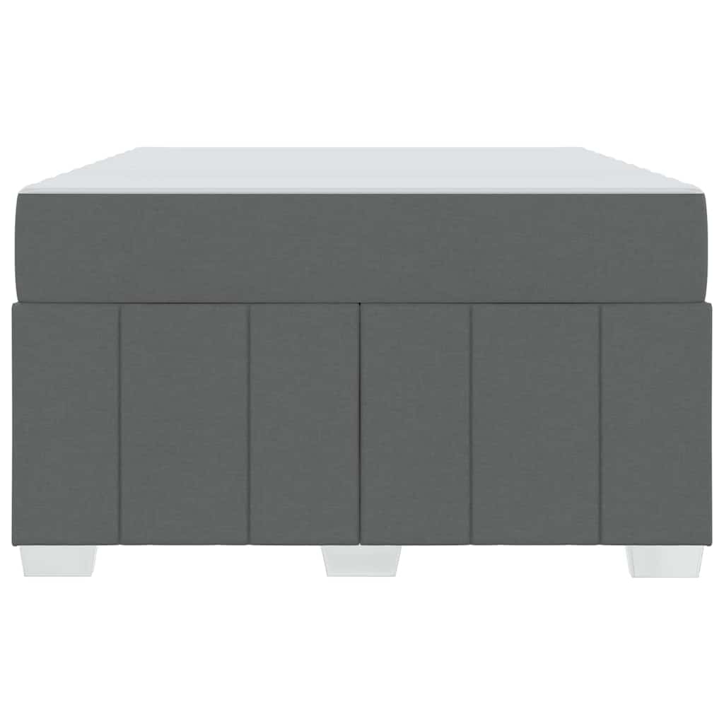 Σκελετός Κρεβατιού με στρώμα Σκούρο Γκρι 120 x 200 cm ύφασμα - Pakobazaar