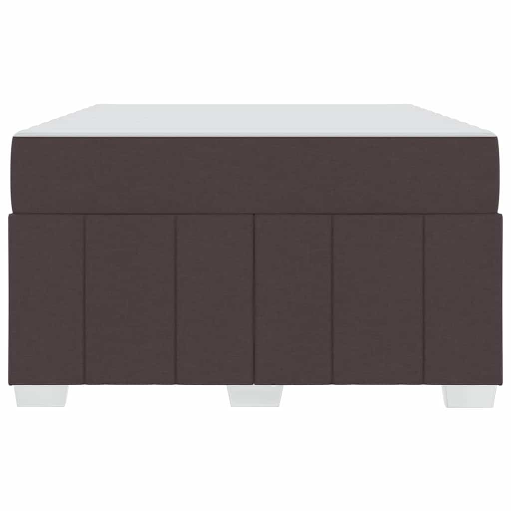 Σκελετός Κρεβατιού με στρώμα Σκούρο Καφέ 120 x 200 cm ύφασμα - Pakobazaar