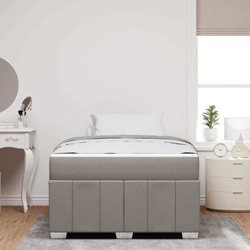 Σκελετός Κρεβατιού με στρώμα Taupe 120 x 200 cm ύφασμα - Pakobazaar