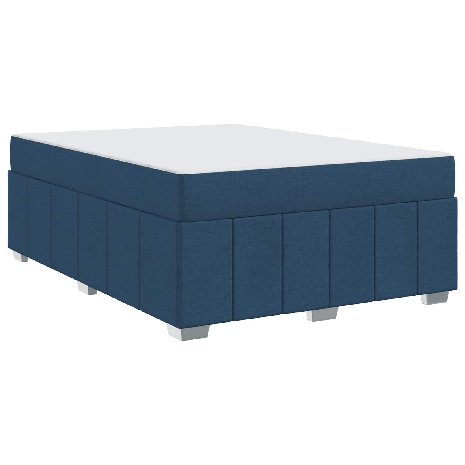 Σκελετός Κρεβατιού με στρώμα Μπλε 140 x 200 cm ύφασμα