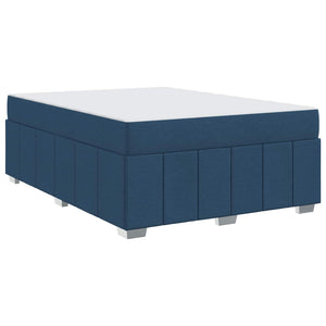 Σκελετός Κρεβατιού με στρώμα Μπλε 140 x 200 cm ύφασμα