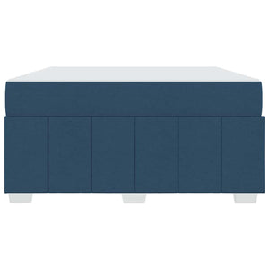 Σκελετός Κρεβατιού με στρώμα Μπλε 140 x 200 cm ύφασμα
