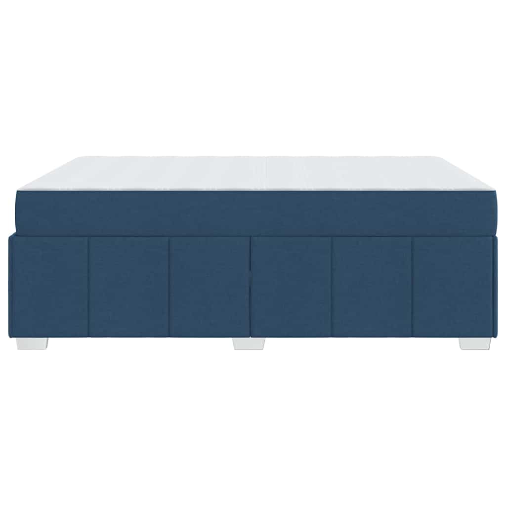Σκελετός Κρεβατιού με στρώμα Μπλε 140 x 200 cm ύφασμα