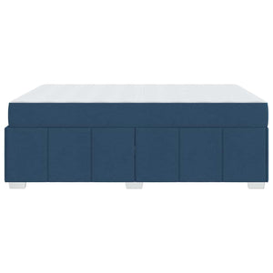 Σκελετός Κρεβατιού με στρώμα Μπλε 140 x 200 cm ύφασμα