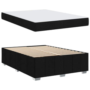 Σκελετός Κρεβατιού με στρώμα Μαύρο 160 x 200 cm ύφασμα - Pakobazaar