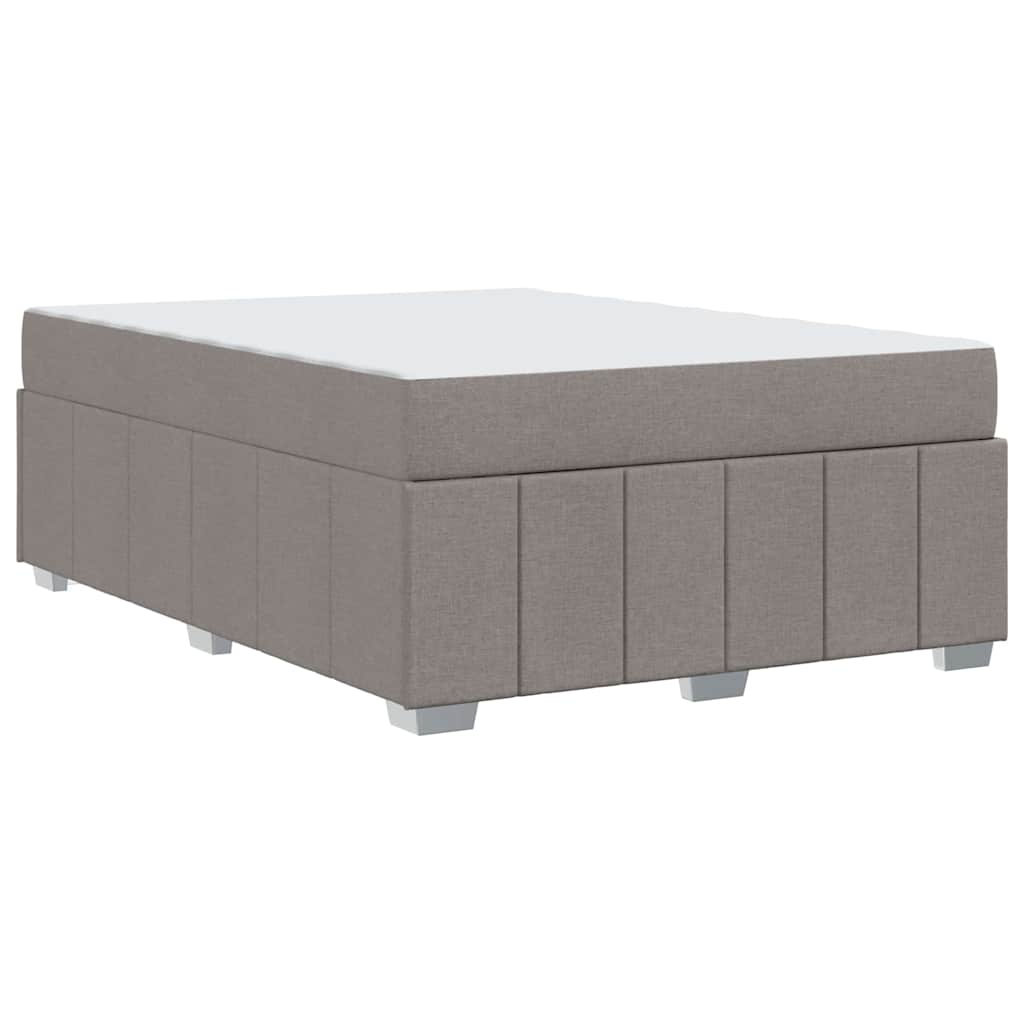Σκελετός Κρεβατιού με στρώμα Taupe 160 x 200 cm ύφασμα - Pakobazaar
