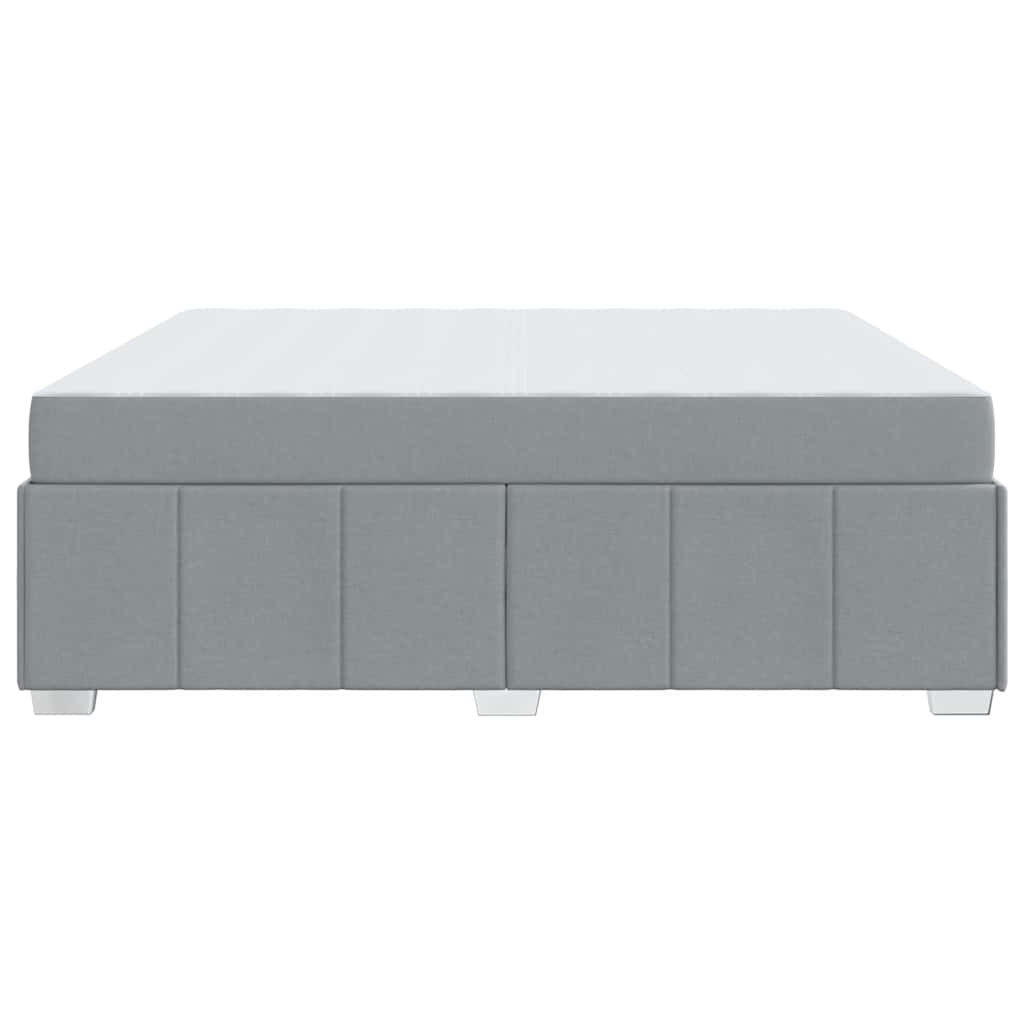 Σκελετός Κρεβατιού με στρώμα Ανοιχτό γκρι 180 x 200 cm ύφασμα