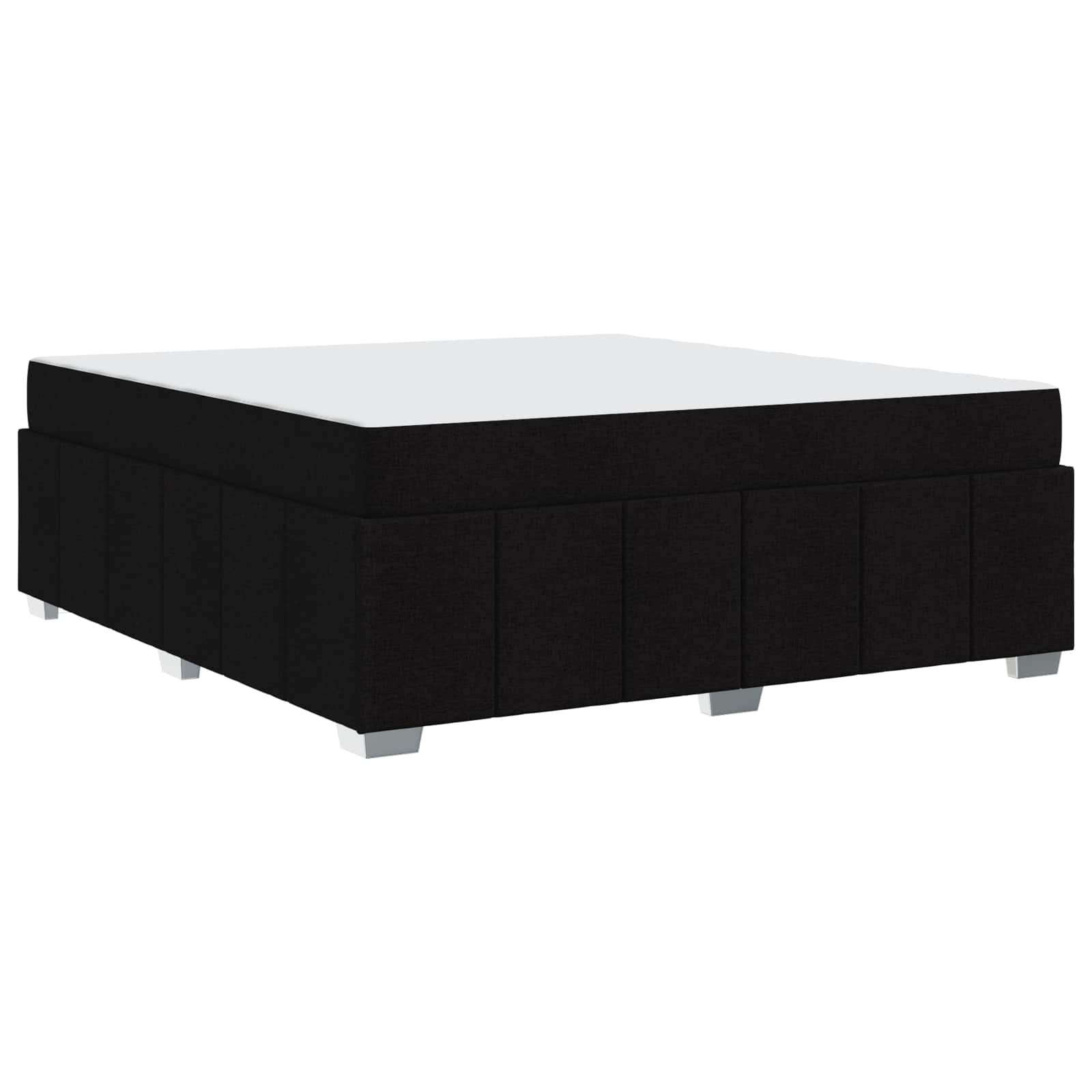 Σκελετός Κρεβατιού με στρώμα Μαύρο 180 x 200 cm ύφασμα - Pakobazaar