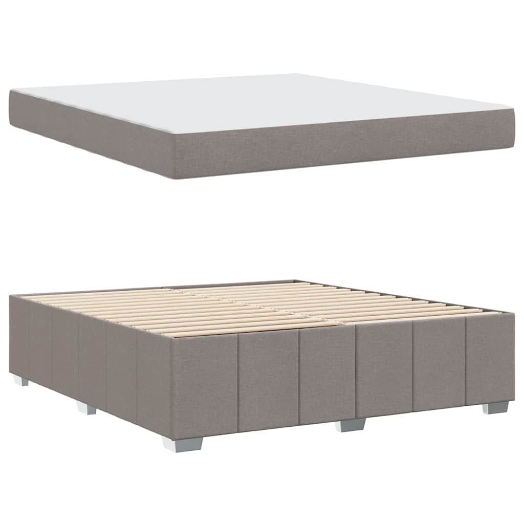 Σκελετός Κρεβατιού με στρώμα Taupe 180 x 200 cm ύφασμα - Pakobazaar