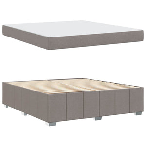Σκελετός Κρεβατιού με στρώμα Taupe 180 x 200 cm ύφασμα - Pakobazaar