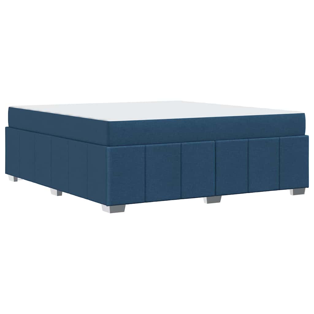 Σκελετός Κρεβατιού με στρώμα Μπλε 180 x 200 cm ύφασμα - Pakobazaar