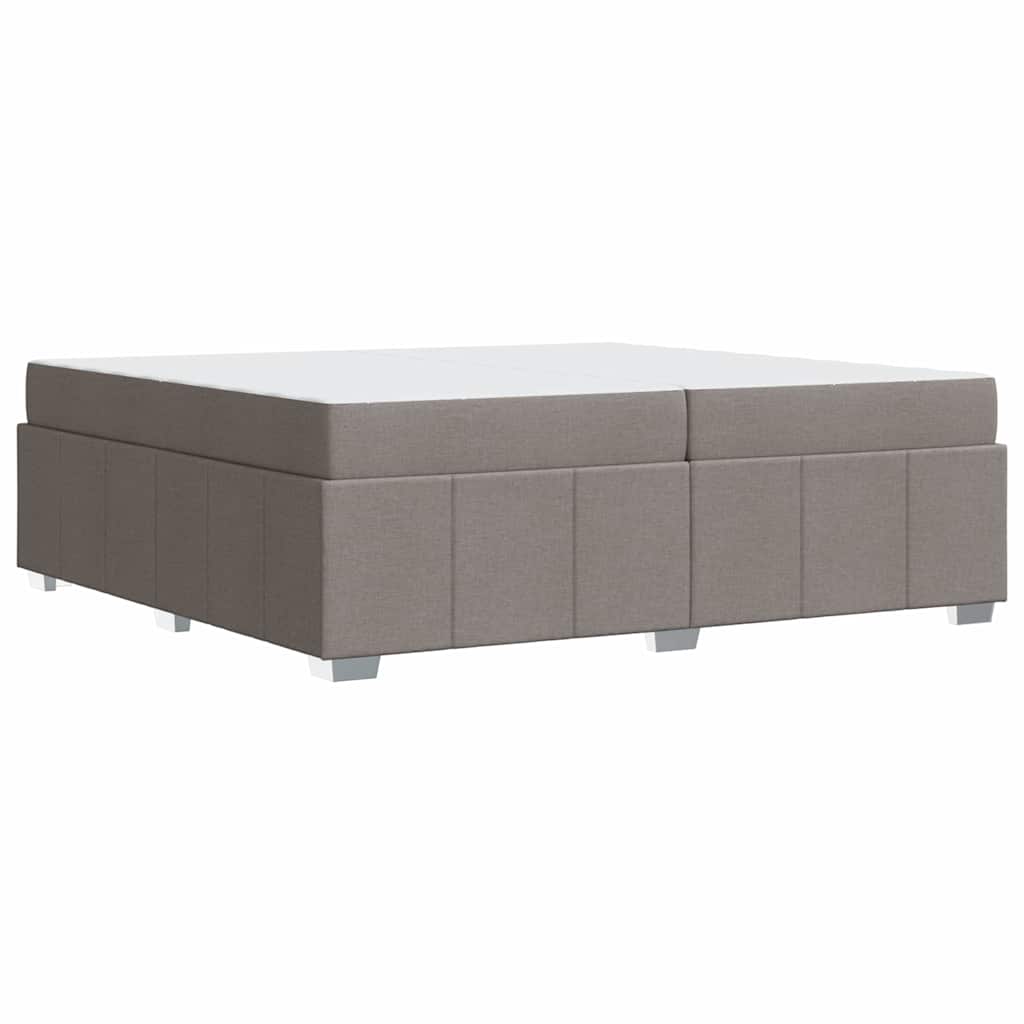 Σκελετός Κρεβατιού με στρώμα Taupe 200 x 200 cm ύφασμα